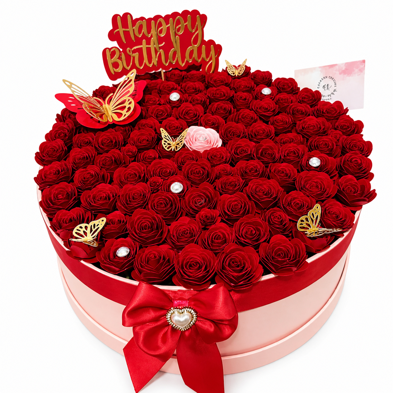 Rosas tipo eternas  personalizadas