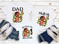 Set de camisetas familiares personalizadas - Mom, Dad & Birthday Girl
